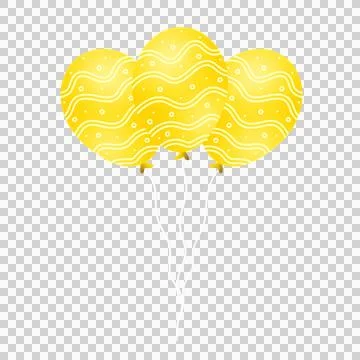 Realistic Party Balloon Stock Illustration