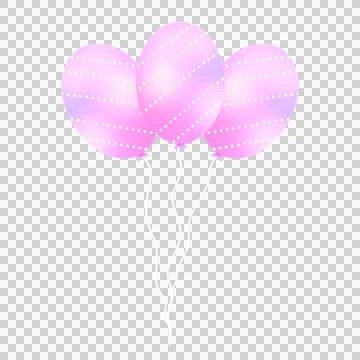 Realistic Party Balloon Stock Illustration