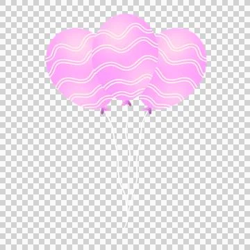 Realistic Party Balloon Stock Illustration
