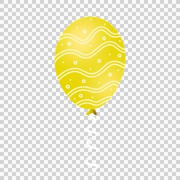 Realistic Party Balloon Stock Illustration