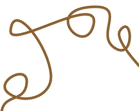 Realistic pattern with cord on white background. Cord, great design for any イラスト素材