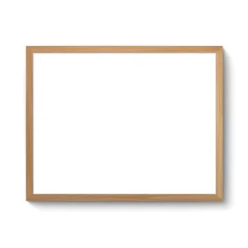 Realistic photo frame Stock Illustration
