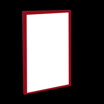 Realistic picture frame Stock Illustration
