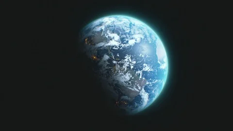 Realistic Planet Earth Stock Footage 95603986