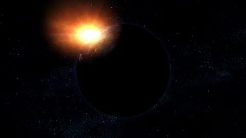 Realistic planet earth in space. Elements of this image furnished by NASA Stock Footage 70573860