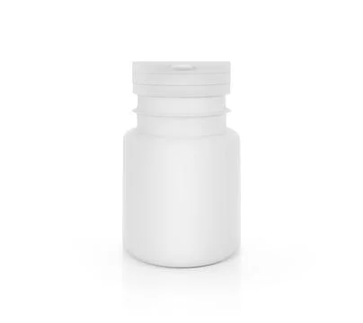 Realistic plastic bottle. Mock Up Template. 3D render Stock Illustration