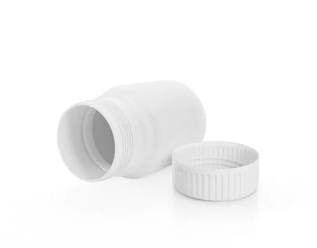 Realistic plastic bottle. Mock Up Template. 3D render 스톡 일러스트