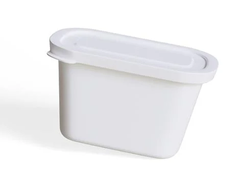 Realistic plastic container packaging or plastic food for mockup collection  스톡 일러스트