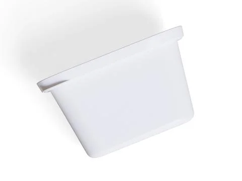 Realistic plastic container packaging or plastic food for mockup collection  Illustrazione stock