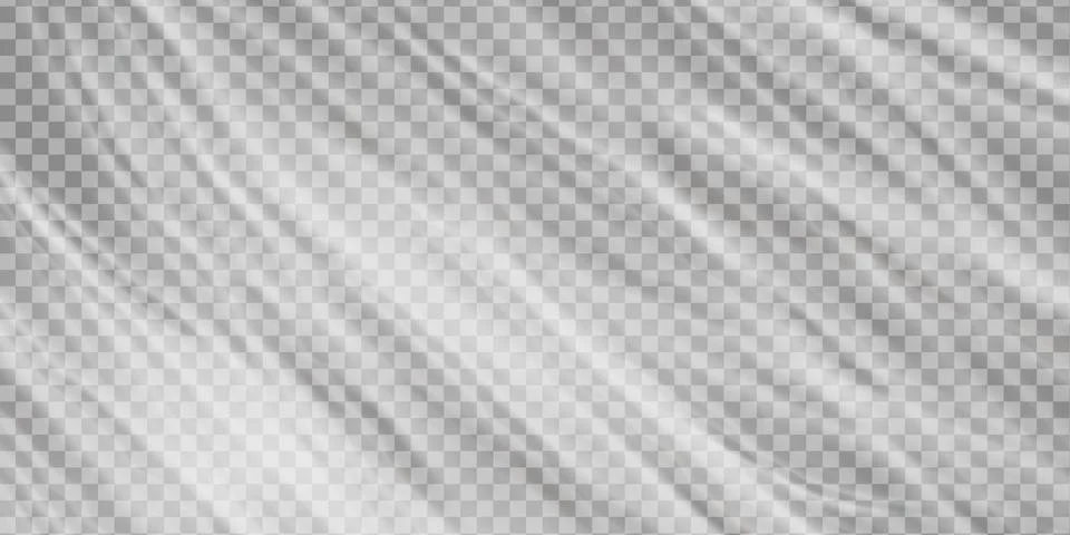 Realistic plastic polyethylene wrap vector texture on abstract background. イラスト素材