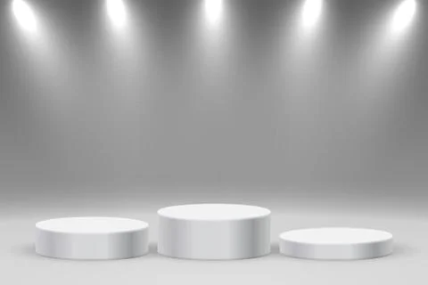 Realistic platform or podium Illustration
