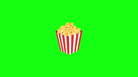Realistic Popcorn Popping Animation Loop 動画素材 337593471