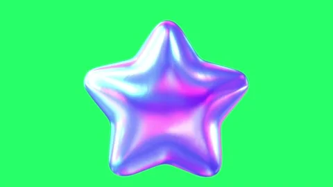 Realistic purple star shape on black background. Stock Footage 203865499