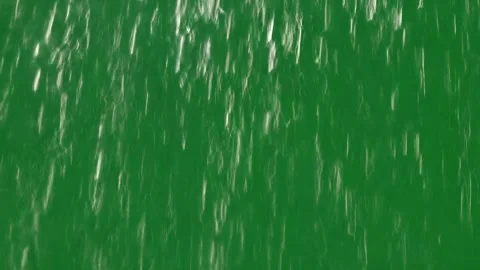 Realistic Rain Falling on Green Screen – Isolated Rain Effect for Compositing Stock Footage 303996657