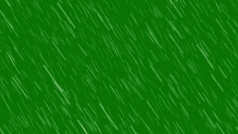 Realistic Rain Falling on Green Screen Background for Compositing Vídeos de archivo 334666629