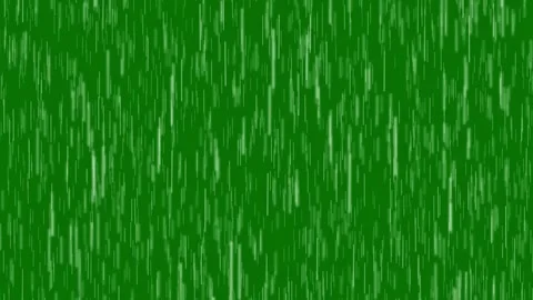Realistic Rain Falling on Green Screen Background for Compositing Vídeos de archivo 334668103