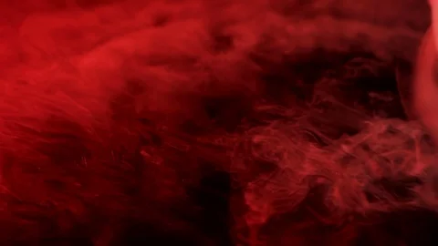 Realistic red dry ice smoke clouds fog o... | Stock Video | Pond5