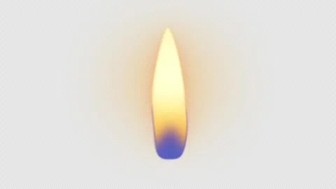 Realistic Red Flame Animation on Transparent Background with Alpha Channel Stock Footage 316017094