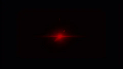 Realistic red light Lens flare. Stock Footage 152751745