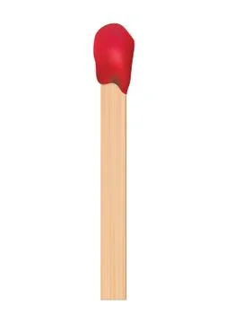 Realistic red matches Stock Illustration