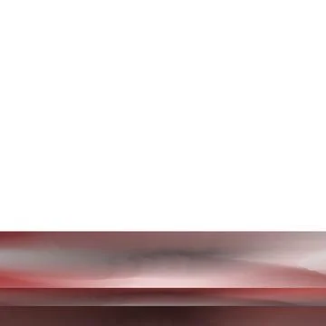 Realistic red stone table top, background for presentation - Vector Stock Illustration