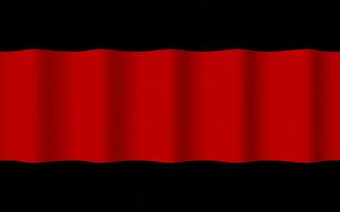 Realistic rippled flag of Sudets Stock Illustration
