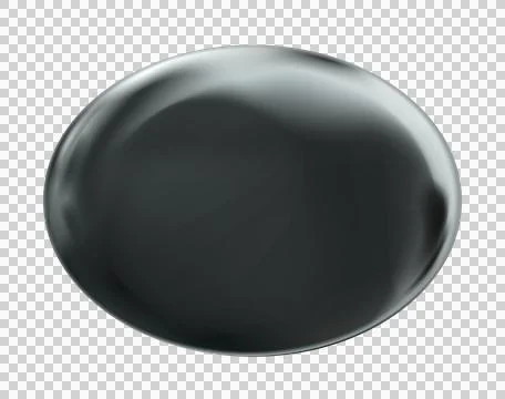 Realistic round gray, grey or black plate isolated. dark circle frame. Stock Illustration