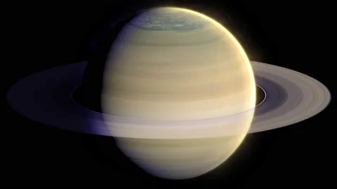 Realistic Saturn Stock Footage 163896772