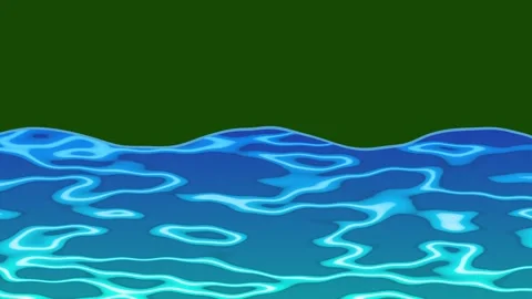 Realistic sea water with texture Stock Footage 285992970