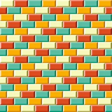 Realistic seamless tile texture Stock Illustration