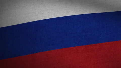 Realistic Seamless Waving Flag Loop - Russia Stock Footage 142781418