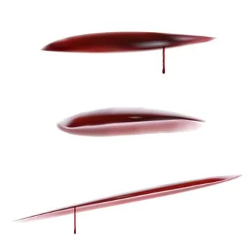 Realistic set of cuts. Using the transparency effect to any background color  Stock Illustration