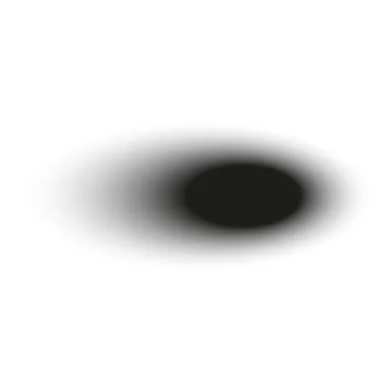Realistic shadow set with round shapes. black shade effect. Isolated object. Stock Illustration