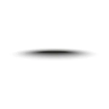 Realistic shadow set with round shapes. black shade effect. Isolated object. Illustrazione stock