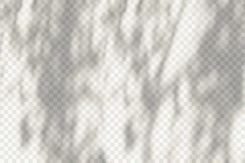 Realistic shadow transparent overlay Stock Illustration