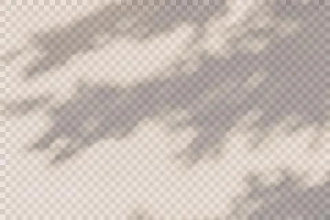 Realistic shadow transparent overlay Stock Illustration