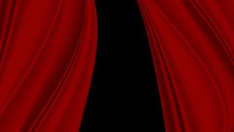 Realistic silk drapery Stock Illustration