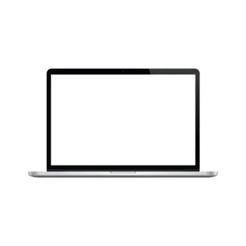 Realistic Silver Black Notebook with Blank Screen on a Transparent Background イラスト素材