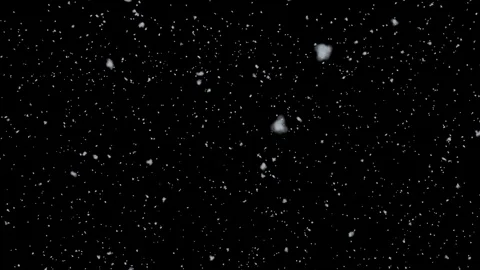 Realistic Slow Falling Snow 库存影片 101145829