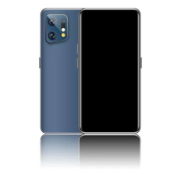 Realistic smartphone device Stock Illustration