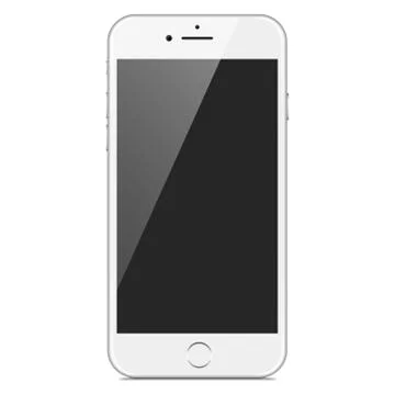 Realistic Smartphone Mockup Stock Illustration