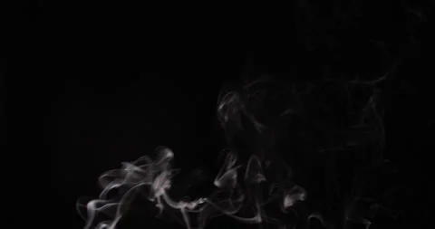 Realistic Smoke Effect Can be placed as an effect from a Pipe, barrel, cup Video stock 144445929