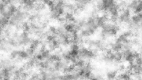 Realistic smoke luminance matte loop animation full screen Stock Footage 320099051