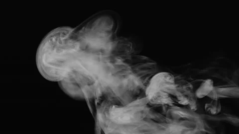 Realistic smoke overlay close up Stock Footage 189820648