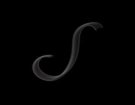 Realistic smoke shape on dark background ep01 Foto stock