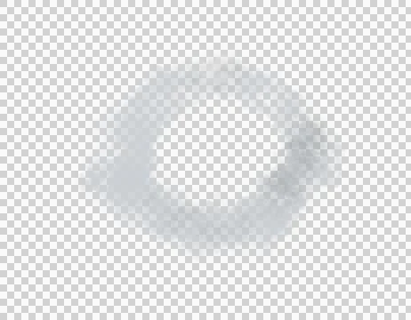Realistic smoke shape isolated on transparency background ep03 Stock Illustration