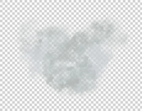 Realistic smoke shape isolated on transparency background ep05 Stock Illustration