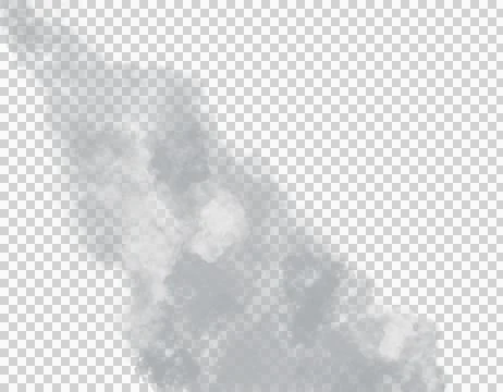 Realistic smoke shape isolated on transparency background ep01 Stock Illustration