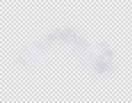 Realistic smoke shape isolated on transparency background ep 22 Stock Illustration