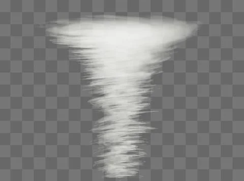 Realistic smoke vector on transparent background.. Stock Illustration